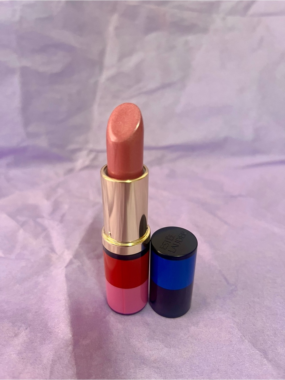 Estée Lauder Hi-Lustre Lipstick 221 Pink Parfait Full Size New